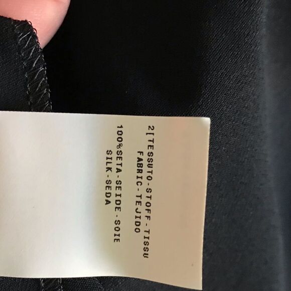 Moschino Black Dress With Silk Accents‎ - Picture 7 of 8